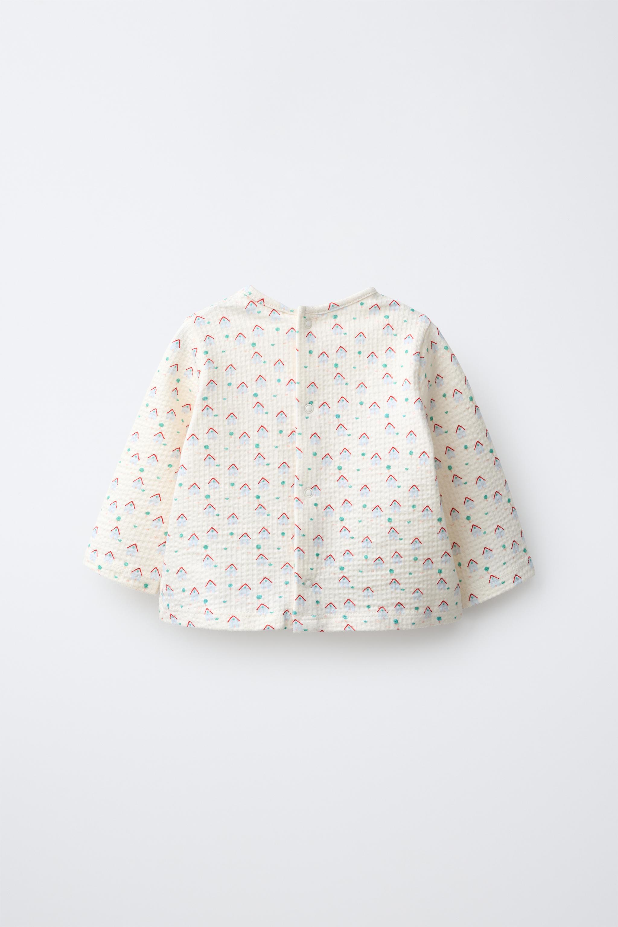 T-SHIRT IMPRIMÉ PETITES MAISONS